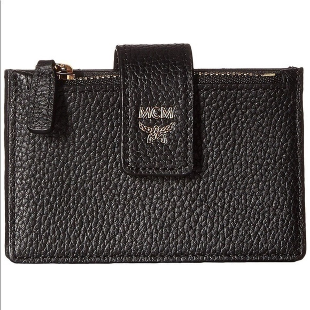 MCM Milla Accordion Leather Card Case - New